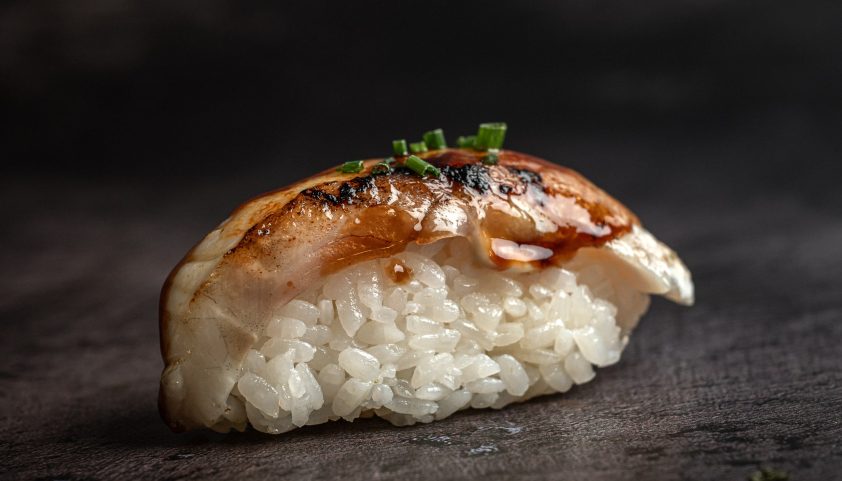 Nigiri Flamed Seabass-min