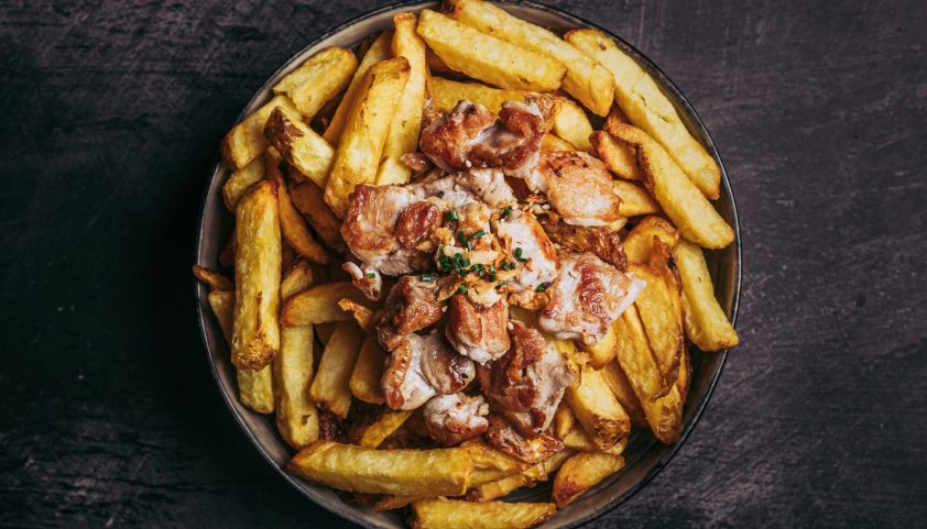 Patat met Chicken Teppenyaki-min