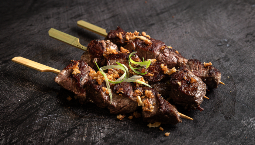 ossenhaas teriyaki spiesjes